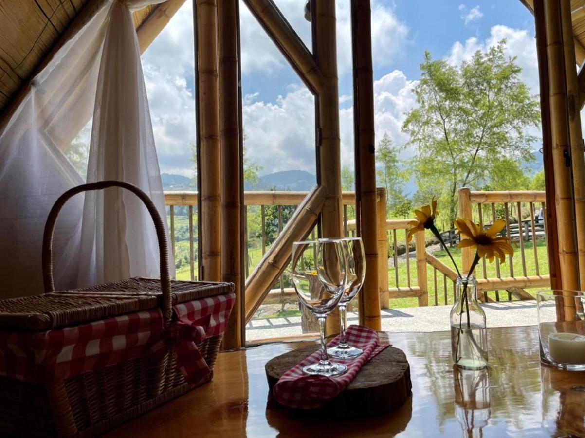 Glamping La Herradura Santa Rosa de Cabal Eksteriør billede