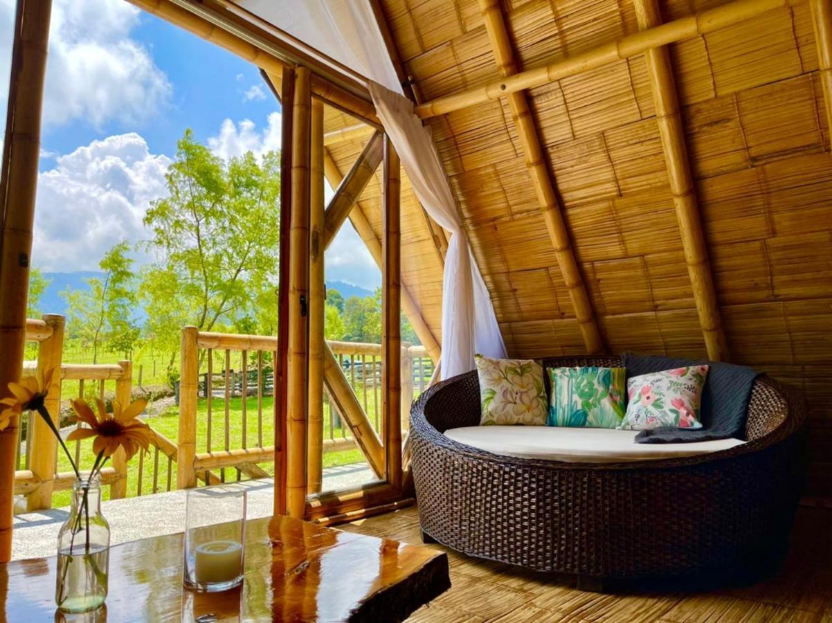 Glamping La Herradura Santa Rosa de Cabal Eksteriør billede