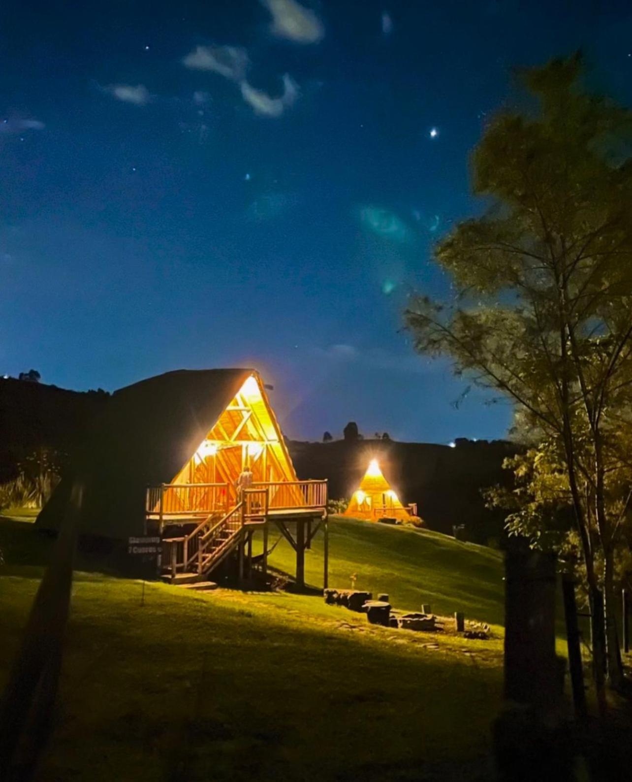 Glamping La Herradura Santa Rosa de Cabal Eksteriør billede