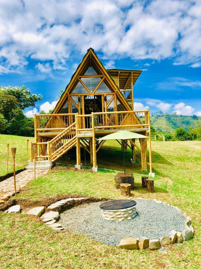 Glamping La Herradura Santa Rosa de Cabal Eksteriør billede